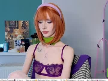 Daphne is here 💚💜 wheel is 50 *(*´∀｀*)☆ // GOAL: Pull the panties down to my knees❤ [356 tokens left] // EPIC GOAL: Naked 7 min every 1000tk🌹 [941 tokens left] #goth #cosplay #shy #redhead #tease